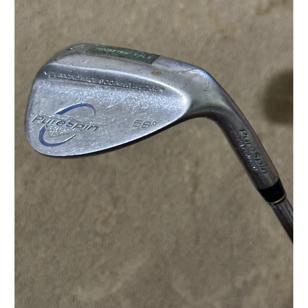 Pure Spin  Tungsten Sole Diamond Face S2 58°  RH Sand Wedge